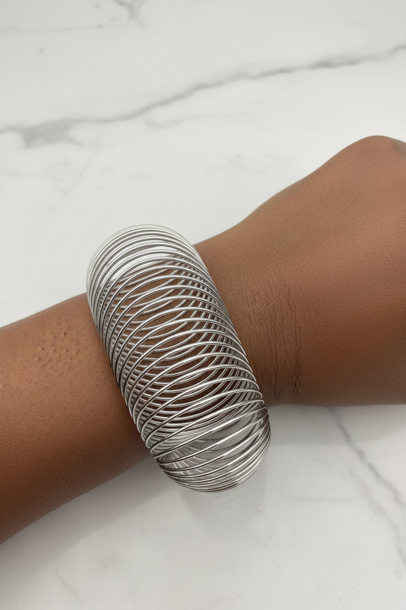 Statement Wire Cuff Bracelet