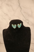 Enamel Huggie Earrings
