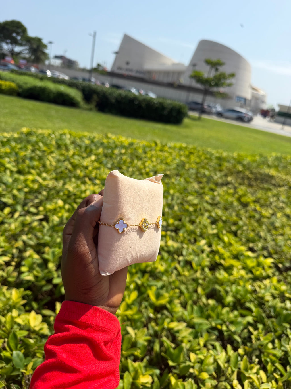 Clover Charm Gold Bracelet
